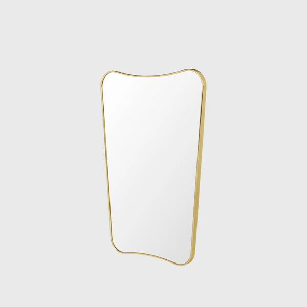 Gubi Gio Ponte F.A. 33 WALL MIRROR Polished Brass Small
