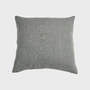 Libecco Ré euro pillow made in belgium green, taupe, brown, silver