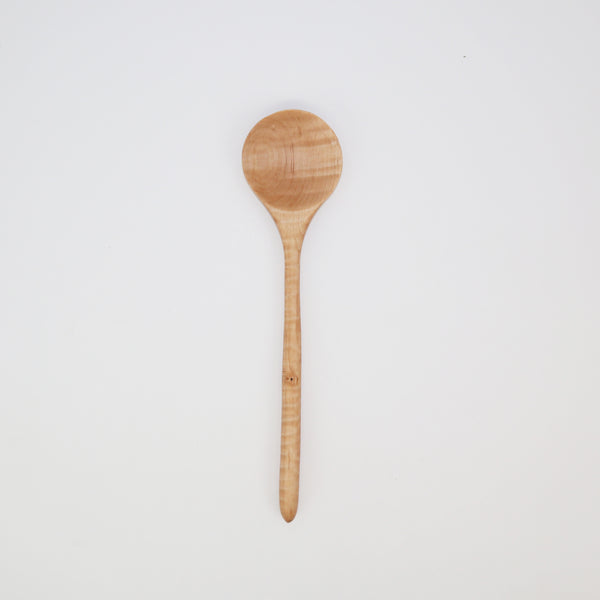 Daniel Gugnoni's Round Spoon hand carved wood  tiger maple