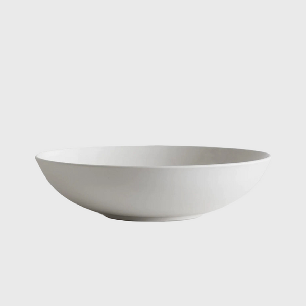 John Julian Porcelain low serving bowl great for serving salad and pasta