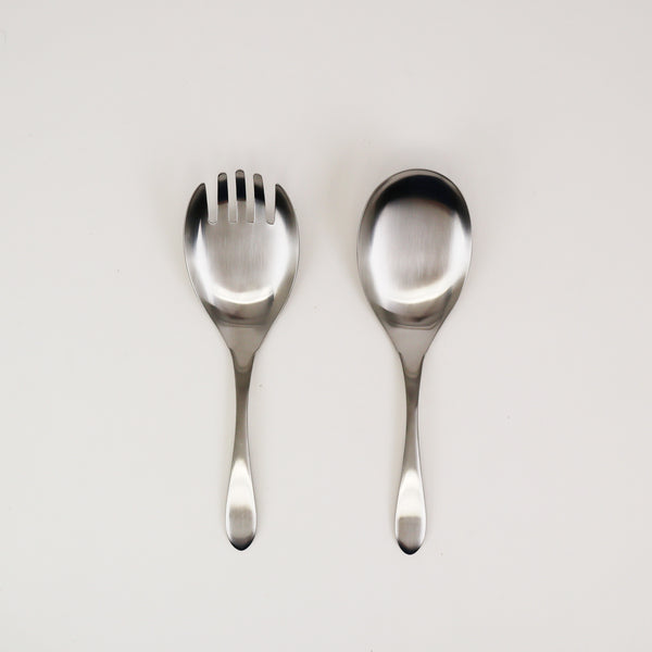Server Fork/Spoon set - Kajidonya Nagitta Japan stainless steel cutlery