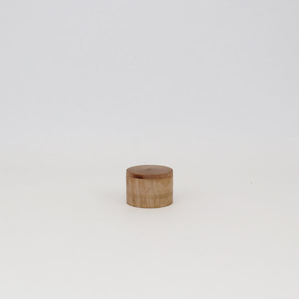 Petite sycamore stash box Peter Blacksburg turned on lathe made from solid ash