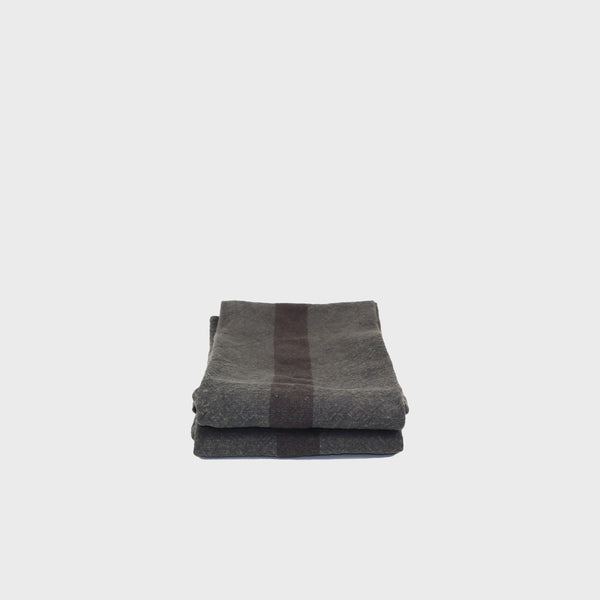 charvet tea towel kitchen towel gray france