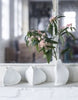 flower vases in both sizes by roos van de velde