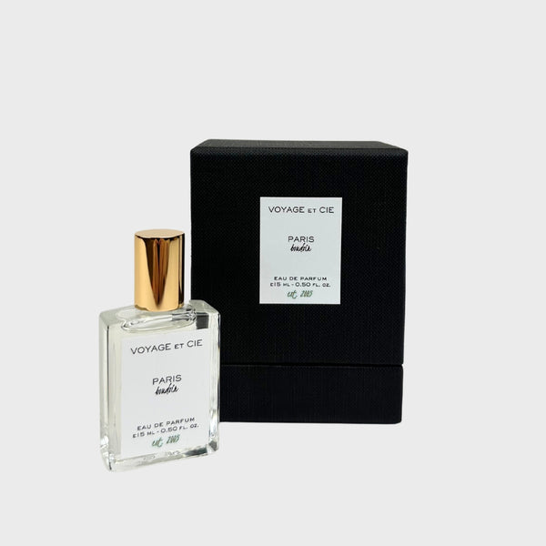 Voyage et cie paris boudouir roll on perfume black linen box