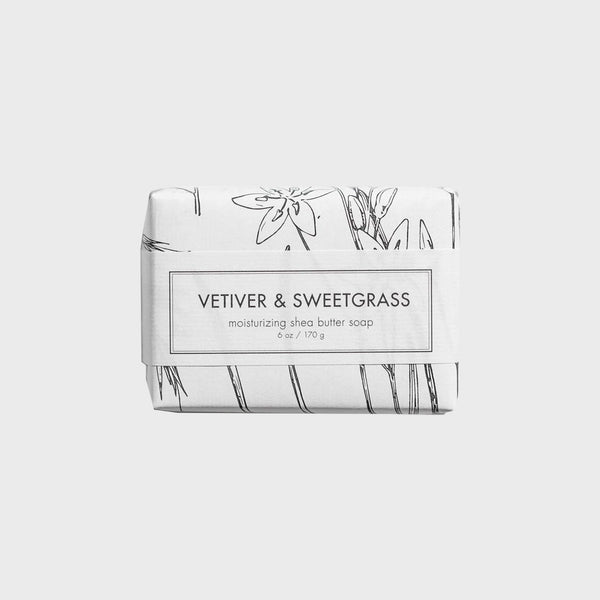 Formulary 55 vetiver and sweetgrass moisturizing shea butter soap made in Colorado