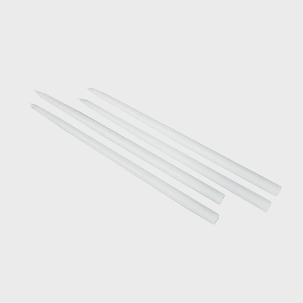 White candle sticks ArchiitectMade Gemini candle holder white