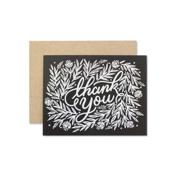 Floral Thank You Card