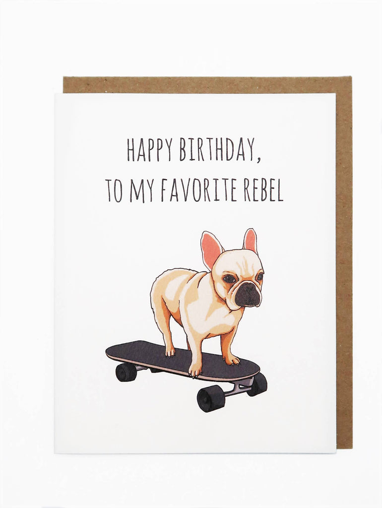 Noted by Copine Favorite rebel birthday card