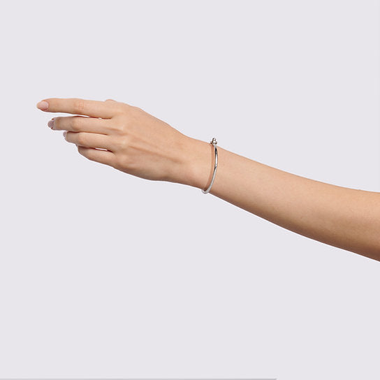sterling silver bangle handmade NYC