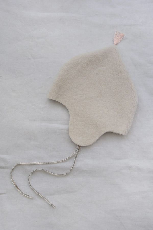 Make Fleece baby bonnet