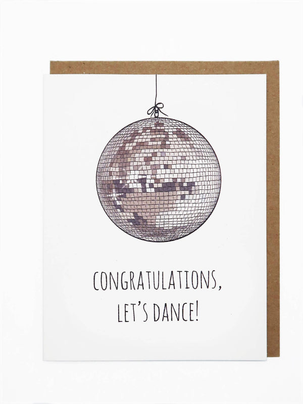Noted by copine congratulations card lets dance