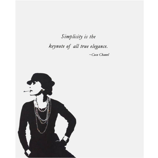 Coco Chanel Card