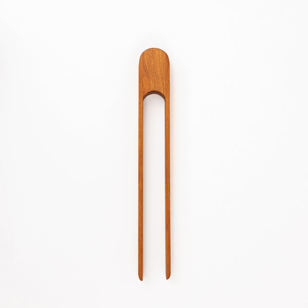 Troy Brook visions cherry wooden tongs