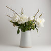 WRF Lab CHL Large minimal vase hand thrown pottery white ceramic glaze handmade in california