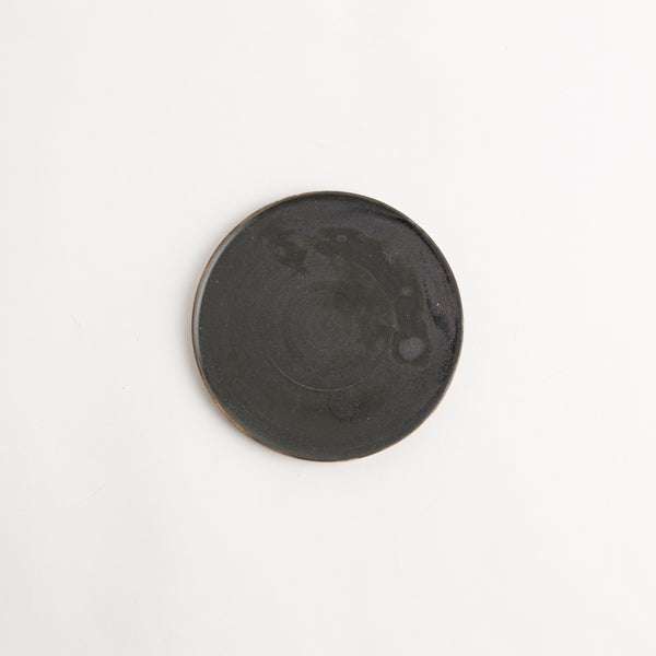 ceramic with cork black glaze coasters for drink jessie lazar matte glaze black