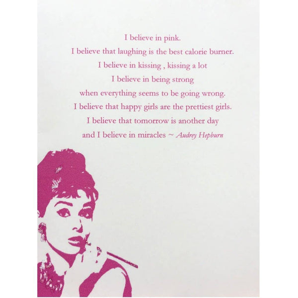 Audrey Hepburn Card