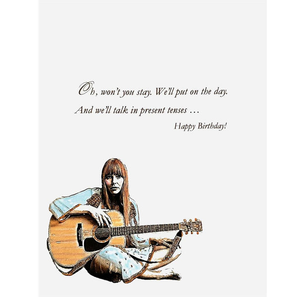 Joni Mitchell Birthday Card