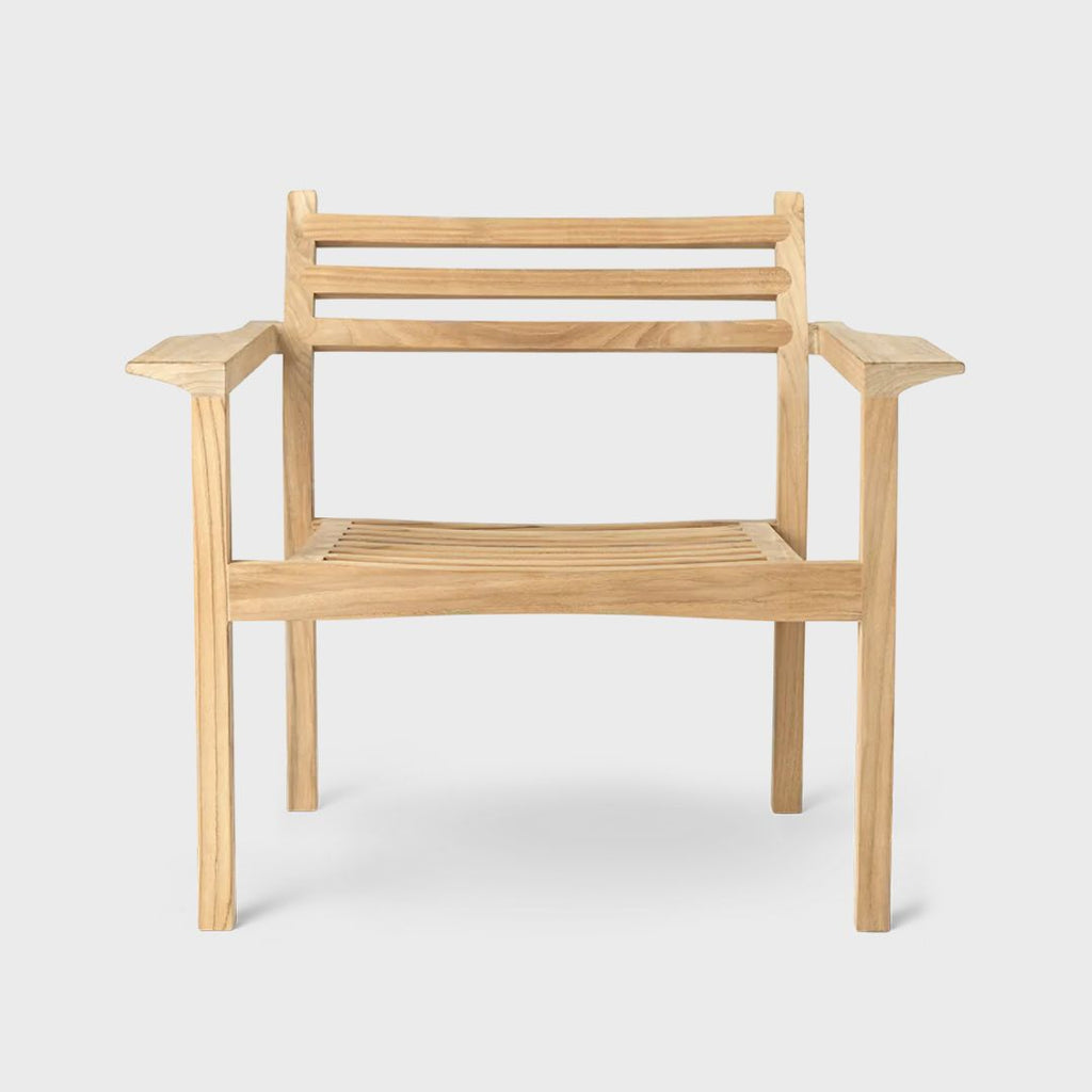 AH601 Outdoor Lounge Chair, FSC™-certified teak, untreated, Designed by Alfred Homann for Carl Hansen & Søn