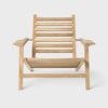 AH603 Outdoor Desk Chair, FSC™-certified teak, untreated, Designed by Alfred Homann for Carl Hansen & Søn