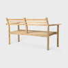 AH701 Outdoor Lounge Sofa, FSC™-certified teak, untreated, Designed by Alfred Homann for Carl Hansen & Søn