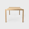 AH901 Outdoor Dining Table, FSC™-certified teak, untreated, Designed by Alfred Homann for Carl Hansen & Søn