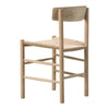 Borge Mogensen’s J39 chair fredericia wooden chair woven chair light oak