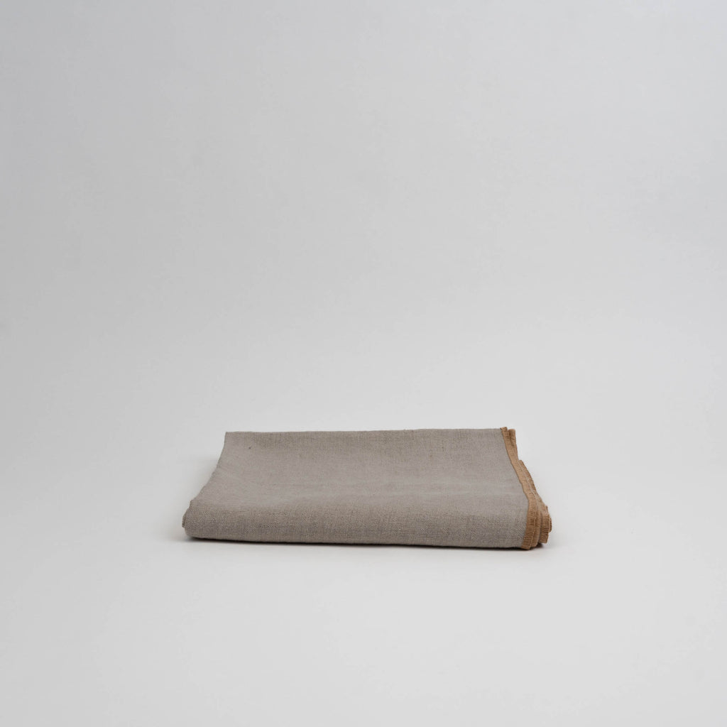 Cultiver cara edged linen table runner natural  Edit alt text