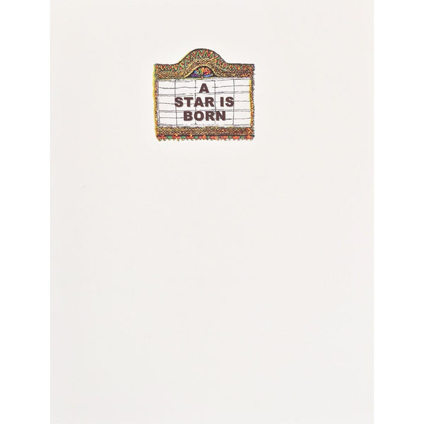 A Star is Born Birthday Card