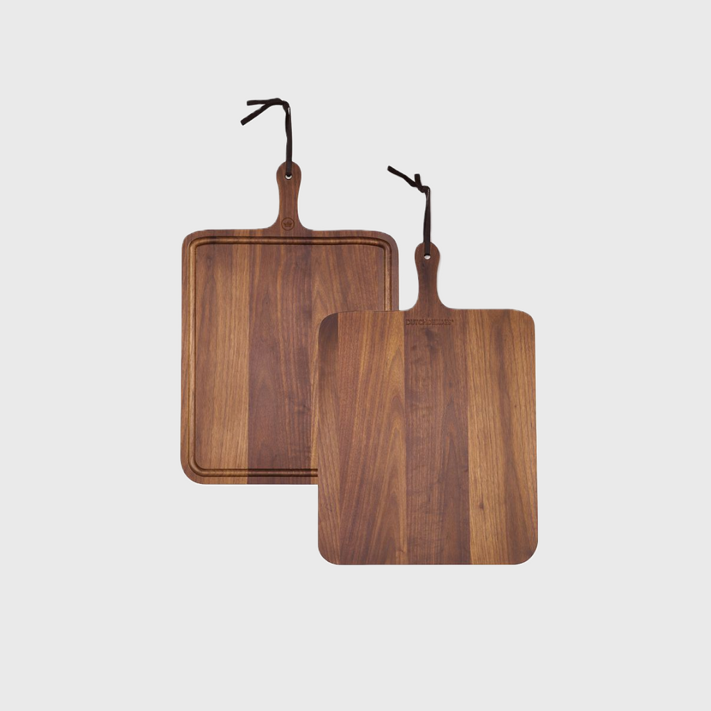 wooden bread board dutch deluxe walnut