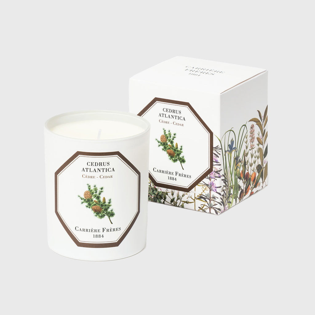 carriere freres cedarr scented candle made in france