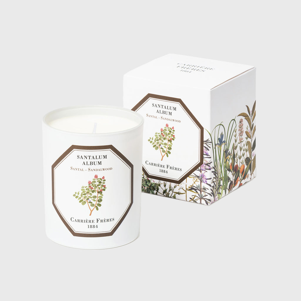 carriere freres sandalwood scented candle