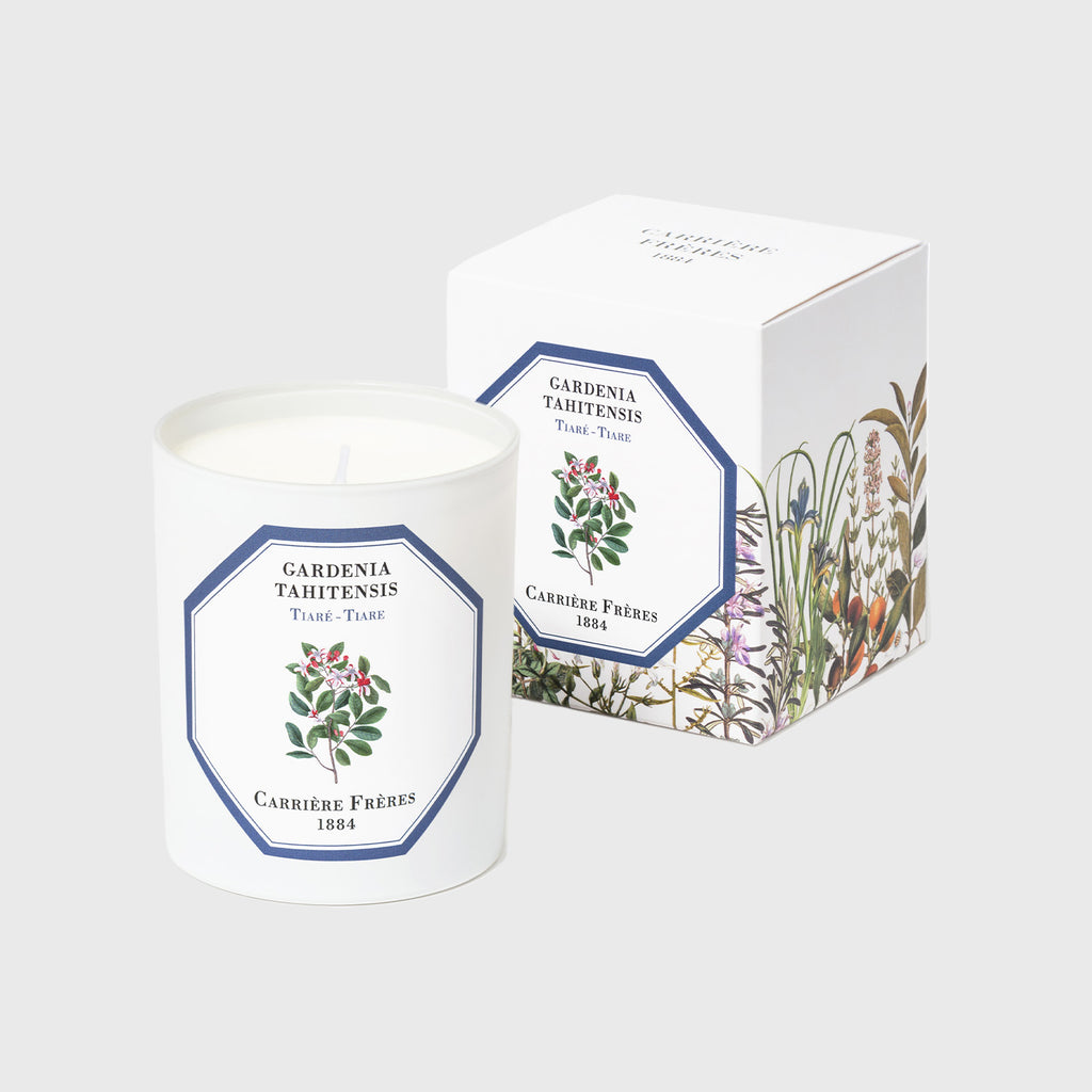 carriere freres gardenia scented candle made in france