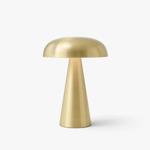 Como portable table lamp brass
