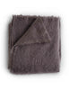 Evangeline mohair throw amethyst