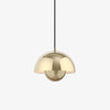 Brass &Tradition Flowerpot VP1 9.1" x 6.3" Verner Panton Mid-Century pendant Lighting