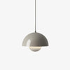 Grey Beige &Tradition Flowerpot VP1 9.1" x 6.3" Verner Panton Mid-Century pendant Lighting