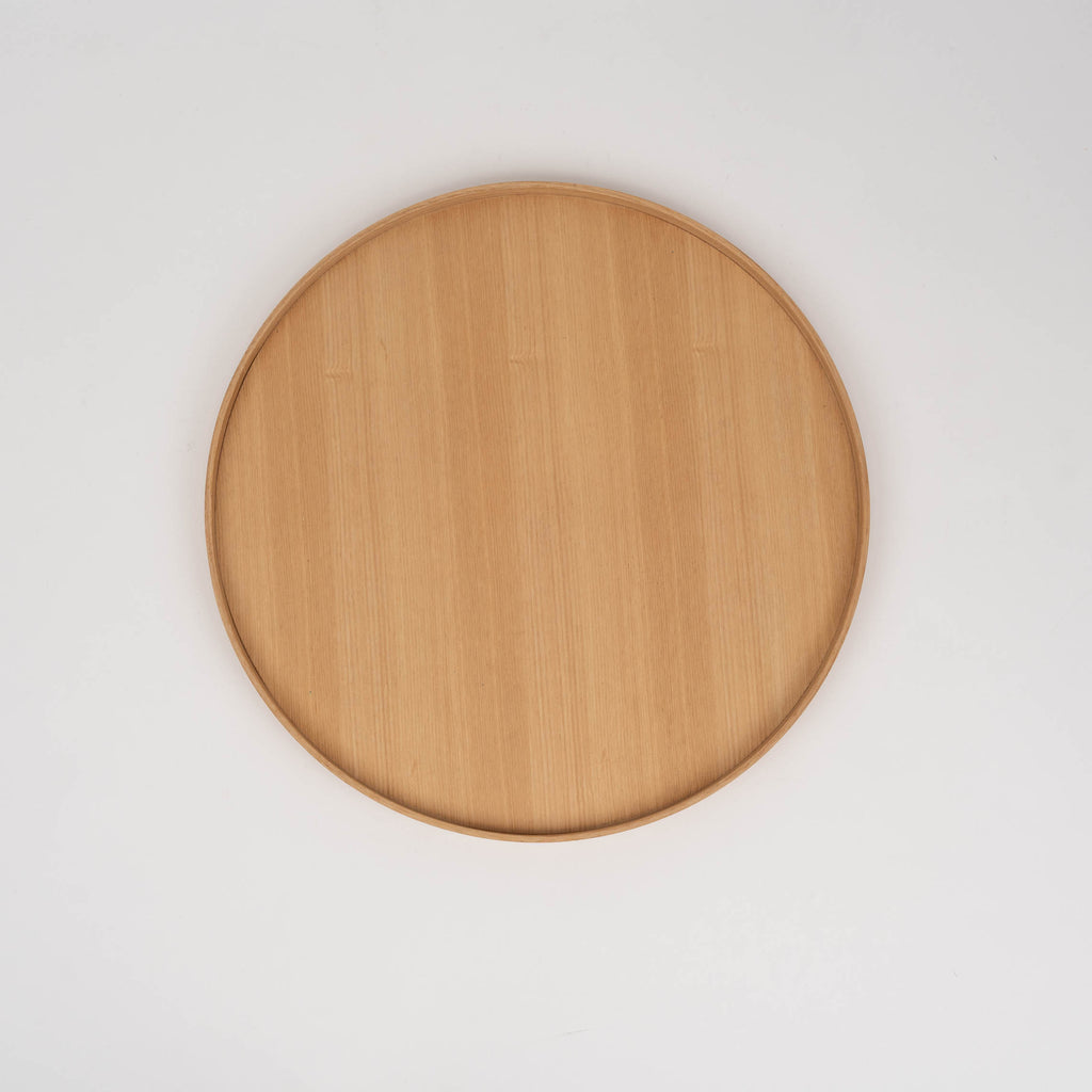 Mitsuru circle tray ash saikai