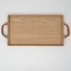 norr tray natural oak leather handle skagerak