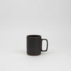 porcelain mug black hasami