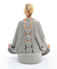 silver meditation cushion and shawl sefte alpaca