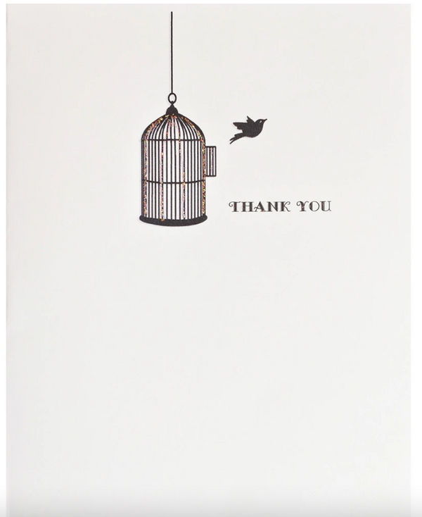 Freebird Thank you card