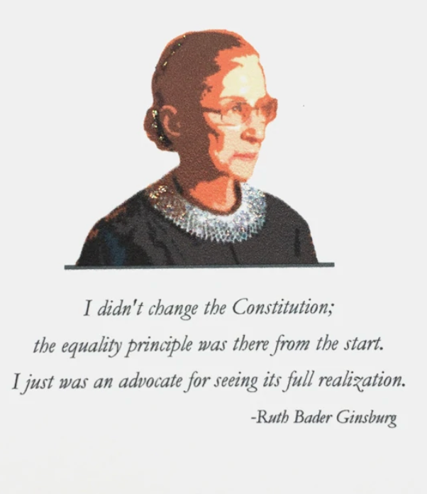 Ruth Bader Ginsberg Card