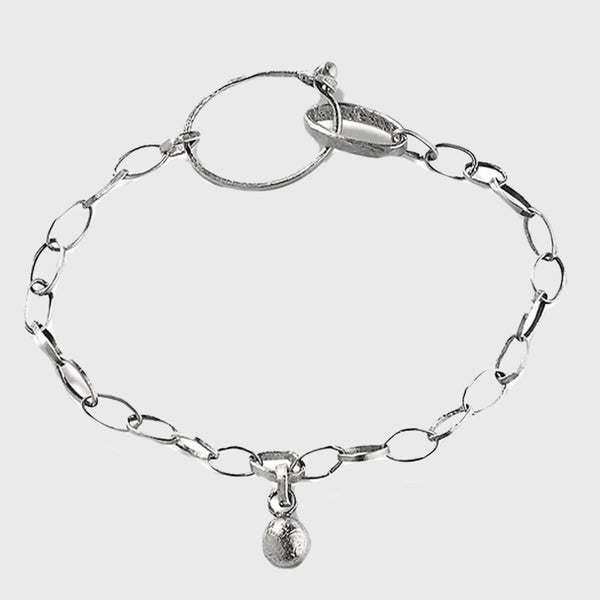 sterling silver bracelet handmade NYC delicate small chains