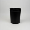 waste bin, black, saikai, bathroom