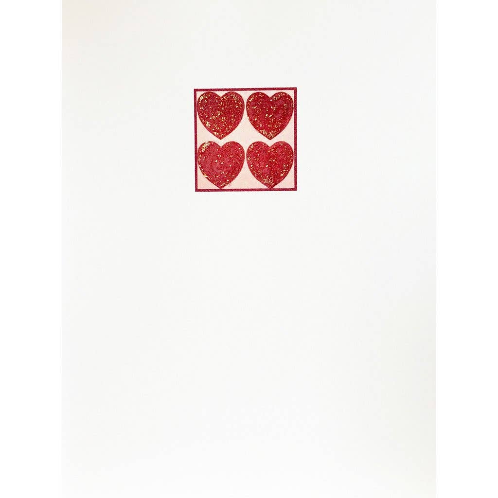 4 Hearts Card