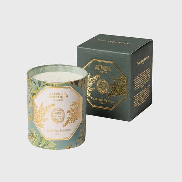 carriere freres museum collection absinthe scented candle made in france