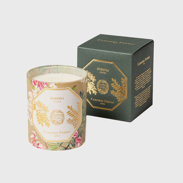carriere freres museum collection acacia scented candle made in france