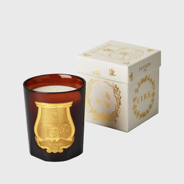 trudon cire classic candle box beeswax musk vanilla