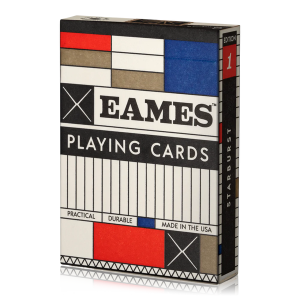 playing cards eames made in teh usa strarburst